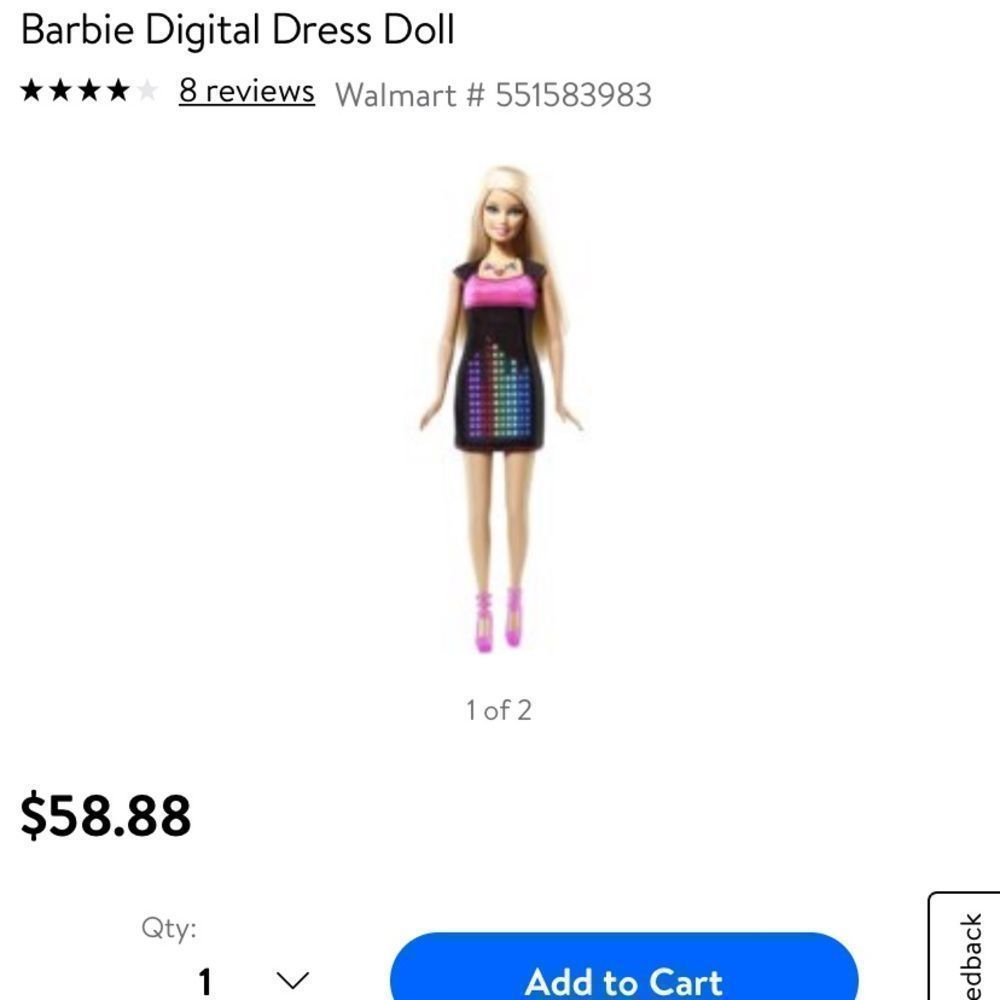 Barbie Digital dress